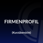 Unternehmensprofil Overview Das sind wir